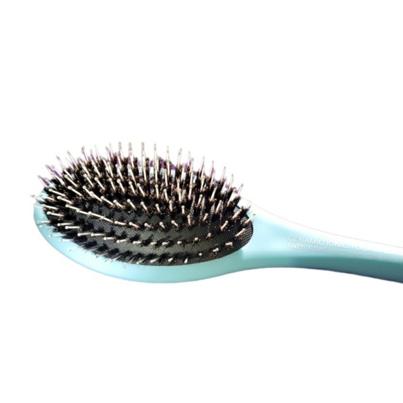 📈 iBeauty™ 📸 Porcupine - 100% Boar Ceramic Ionic Tourmaline Styling Oval - Picture 1 of 4